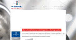 Desktop Screenshot of bourgeat-industrie.com